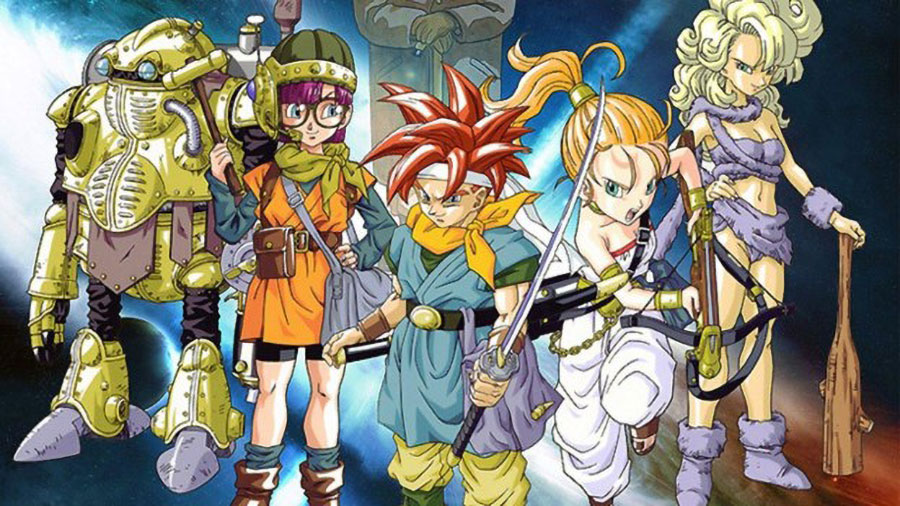 The Official Picture of Chrono Trigger featuring its characters.