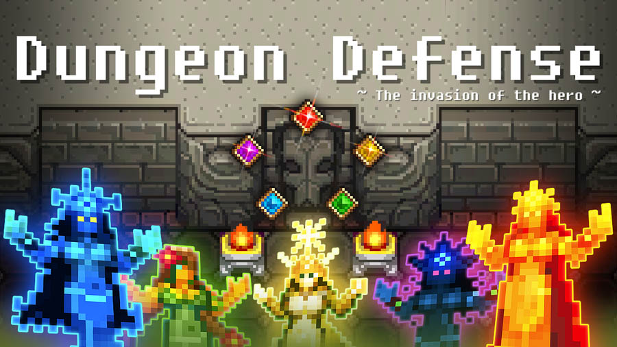 The Official Picture of Dungeon Defense with its characters, One of best tower defence games for android.