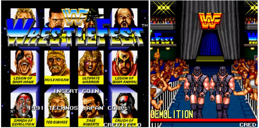 A picture of the title, one of the best wrestling games on pc.