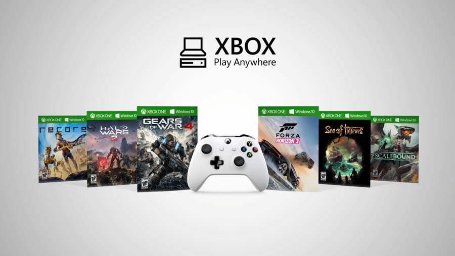 An official picture of some Xbox games.