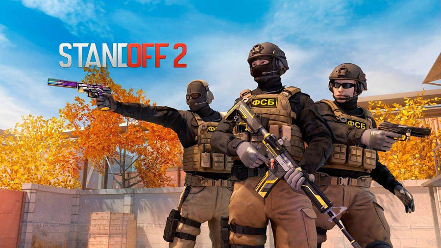 The Official Picture of Standoff 2 with its characters, One of action games for chromebook.