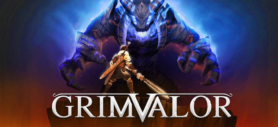 The Official Picture of Grimvalor with its character, One of action games for chromebook.