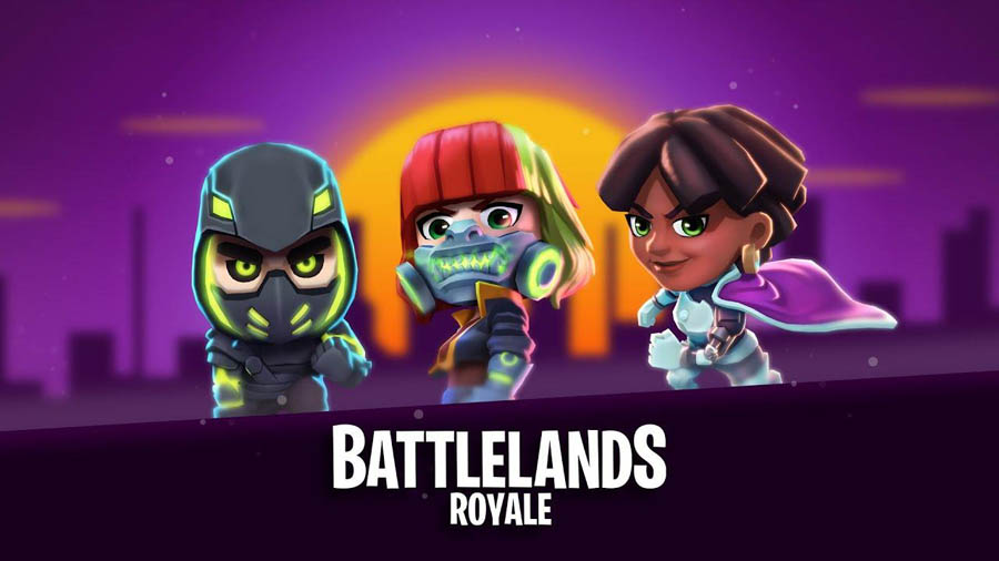 The Official Picture of Battlelands Royale with its characters, One of action games for chromebook.