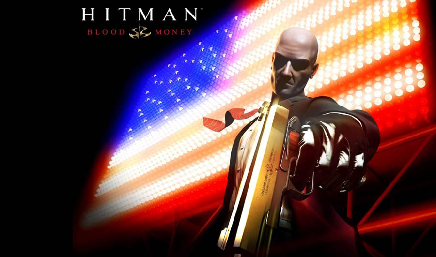 The Official Picture of Hitman: Blood Money with Agent 47, One of assassin games for pc.