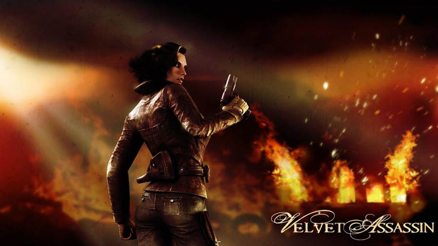 The Official Picture of Velvet Assassin with its character, One of assassin games for pc.