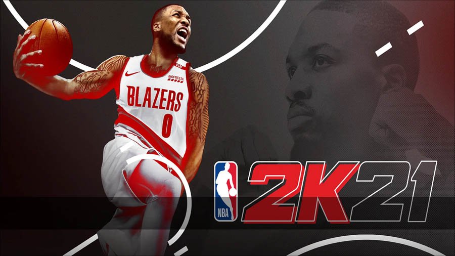 The Official Picture of NBA 2K21, One of basketball games for ps4.