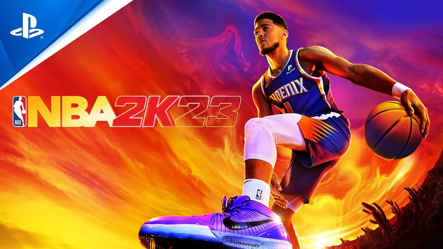 An official poster of NBA 2K23, one of the best basketball games for ps5.