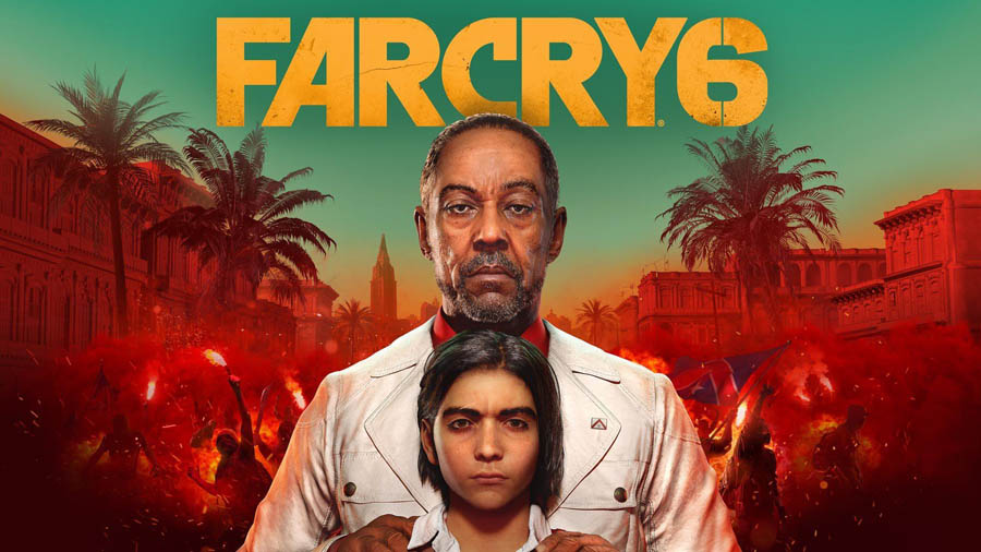 The Official Picture of Far Cry 6 with its characters, One of best aaa games on pc.