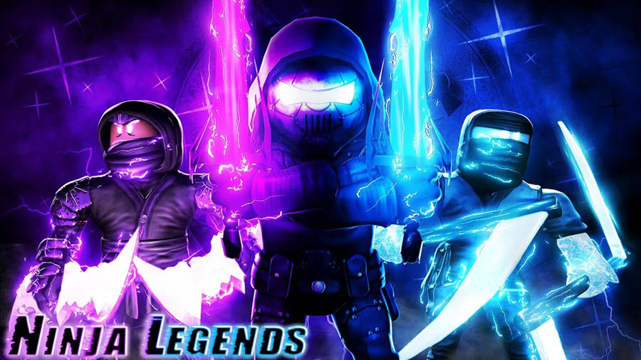 The Official Picture of Ninja Legends with its characters, One of best action games for roblox.