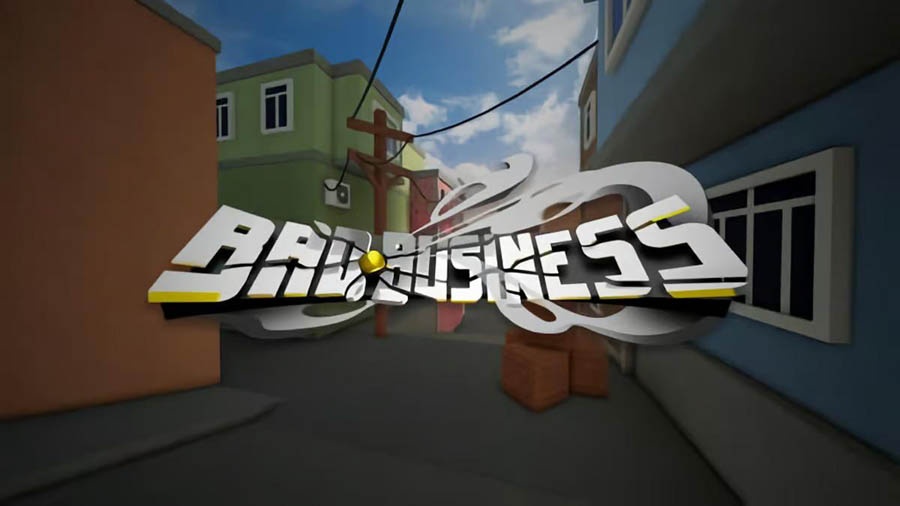 The Official Picture of Bad Business with its characters, One of best action games for roblox.