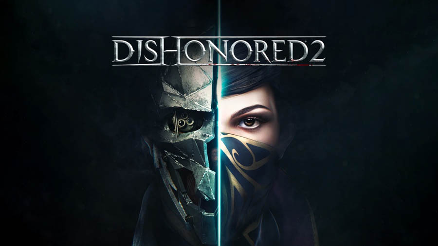 The official wallpaper of Dishonored 2, one of the best action games for steam.