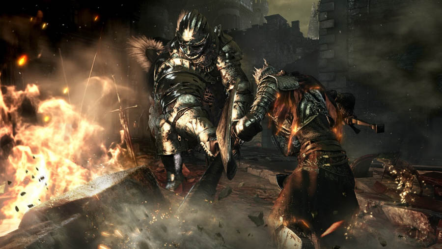 An official photo of Dark Souls lll, one of the best action games for steam.