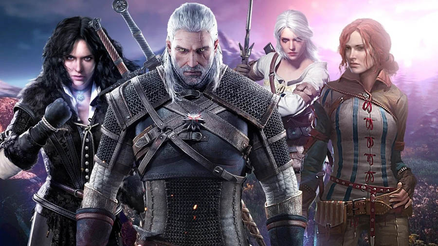 An official wallpaper of The Witcher three: Wild Hunt.