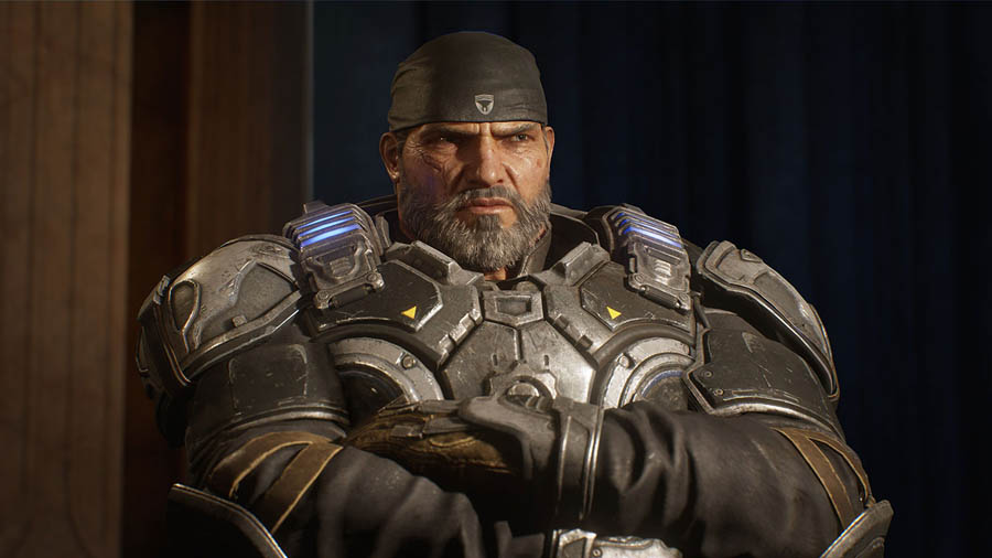 A picture of Gears 5, one of the best action games for xbox.