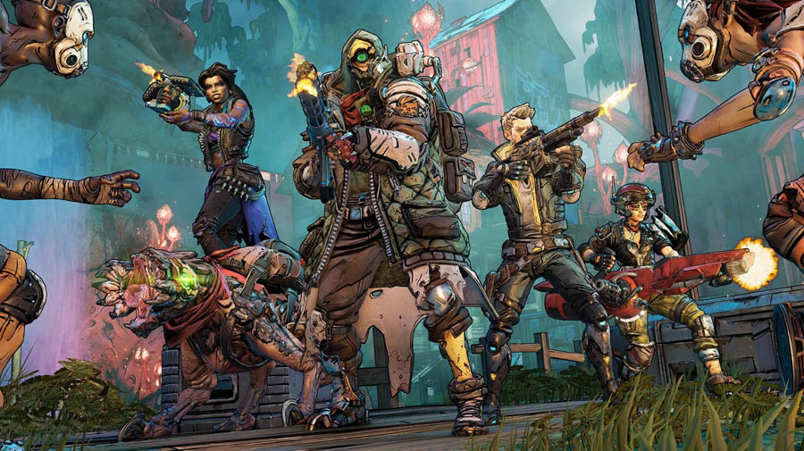 A main wallpaper of Borderlands three, one of the best action games for xbox.