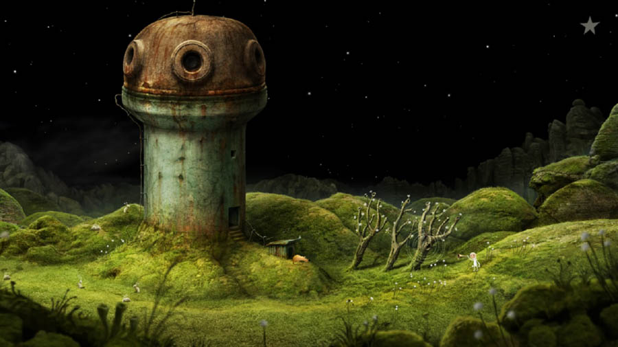 The main wallpaper of Samorost 3, one of the best adventure games for ios.