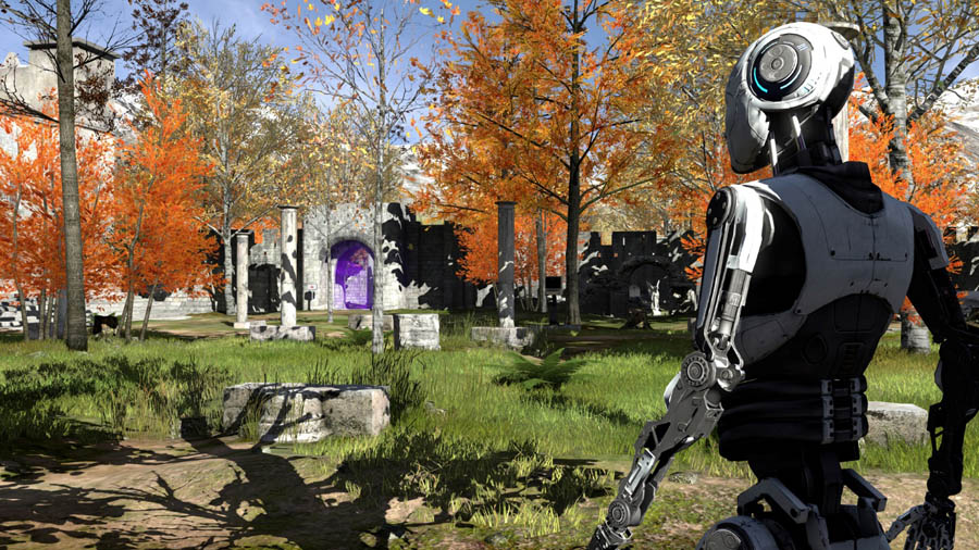 An official photo of The Talos Principle, one of the best adventure games for mac.