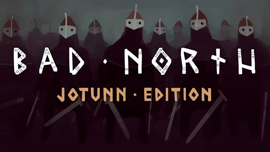 The Official Picture of Bad North: Jotunn Edition with its characters, One of best ai games for android.