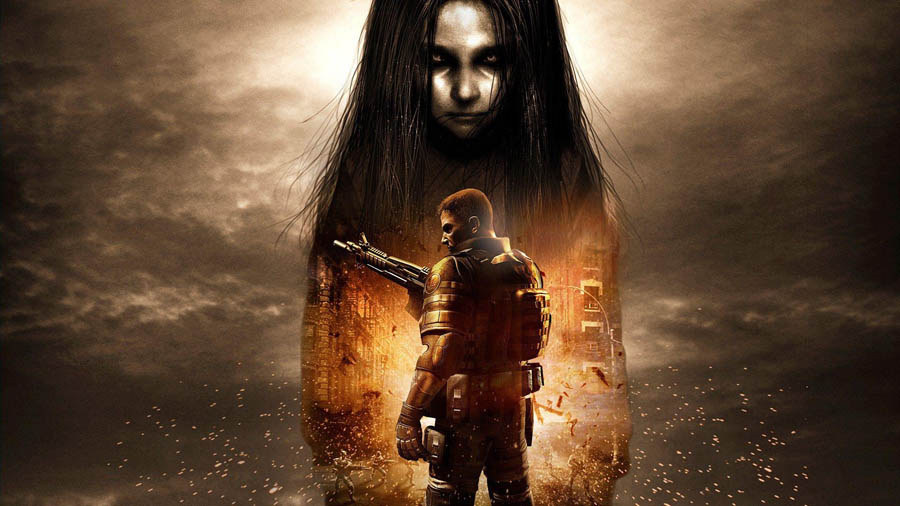 The Official Picture of F.E.A.R. with its characters, One of best ai games for android.