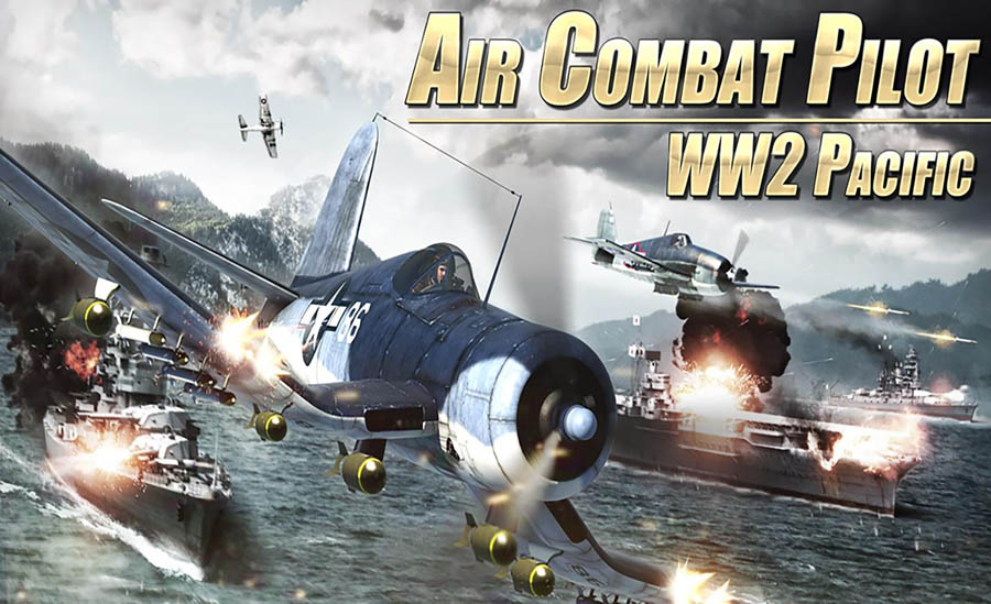 The Official Picture of Air Combat Pilot: WW2 Pacific, One of best airplane games for android.