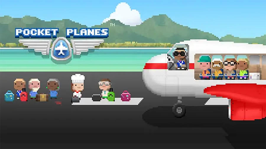 The Official Picture of Pocket Planes, One of best airplane games for ios.