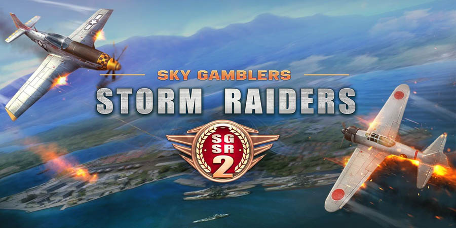 The Official Picture of Sky Gamblers: Storm Raiders 2, One of best airplane games for ios.