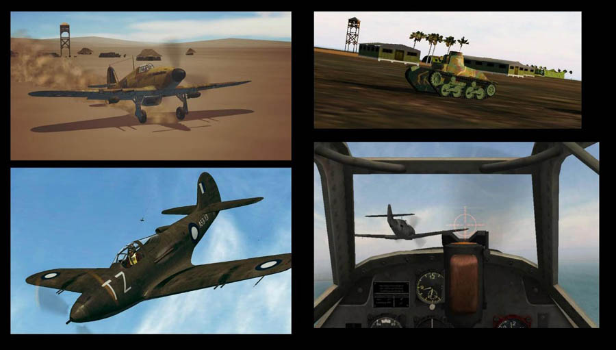 in game Picture of Gunship Sequel: WW2, One of best airplane games for ios.