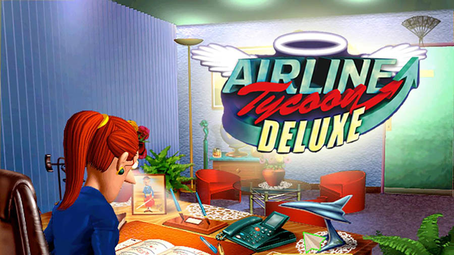 The Official Picture of Airline Tycoon Deluxe, One of best airplane games for ios.