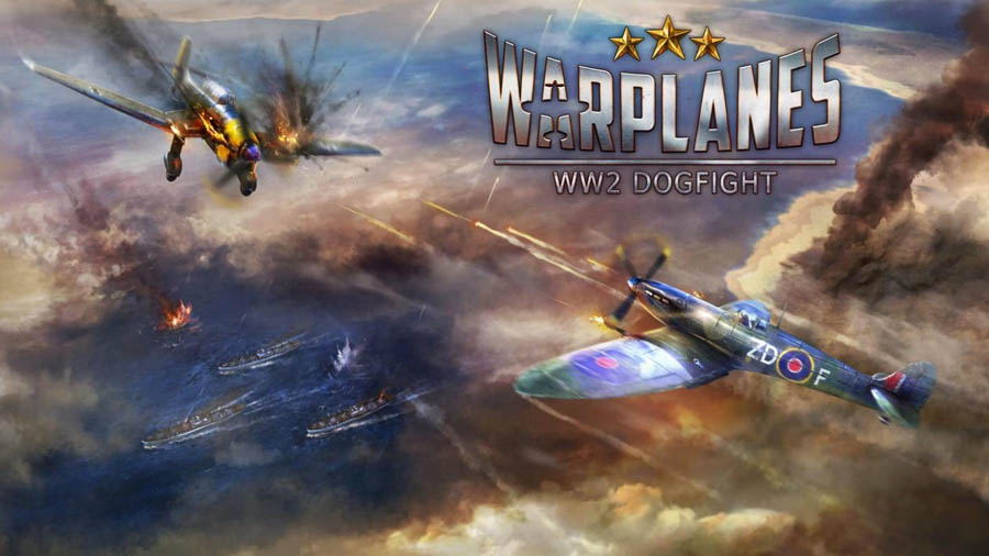 The Official Picture of Warplanes: WW2 Dogfight, One of best airplane games for ios.