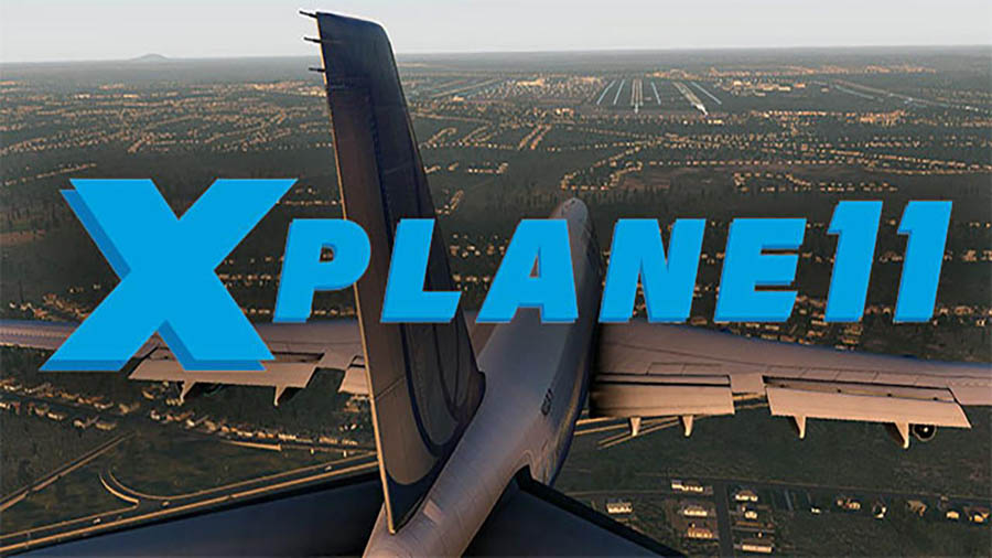 The Official Picture of X-Plane 11, One of best airplane games for mac.