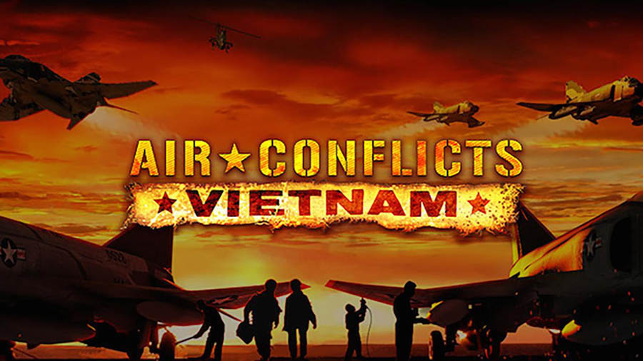 The Official Picture of Air Conflicts: Vietnam, One of best airplane games for ps5.