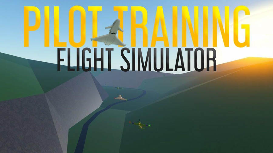 The Official Picture of Pilot Training Flight Simulator, One of best airplane games for roblox.