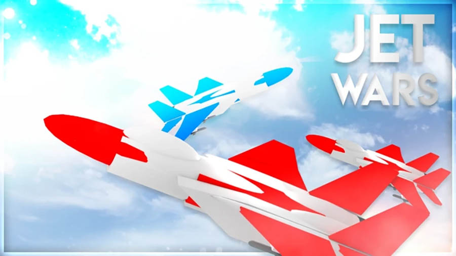 The Official Picture of Jet Wars: Advanced Battle, One of best airplane games for roblox.