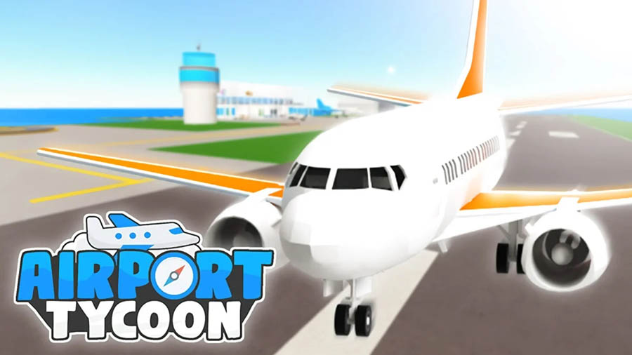 The Official Picture of Airport Tycoon, One of best airplane games for roblox.