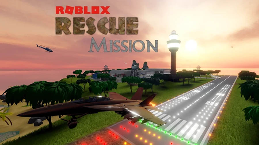 The Official Picture of Airplane Rescue Mission, One of best airplane games for roblox.