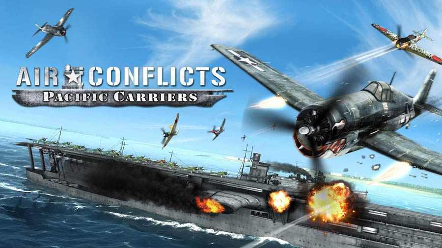 The Official Picture of Air Conflicts: Pacific Carriers, One of best airplane games for switch.