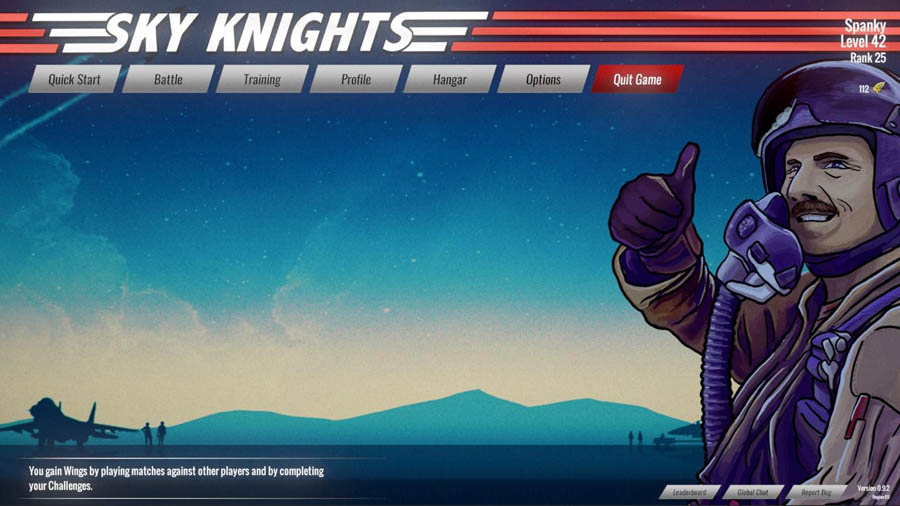 in game Picture of Sky Knights, One of best airplane games on steam.