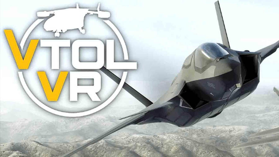 The Official Picture of VTOL VR, One of best airplane games on steam.