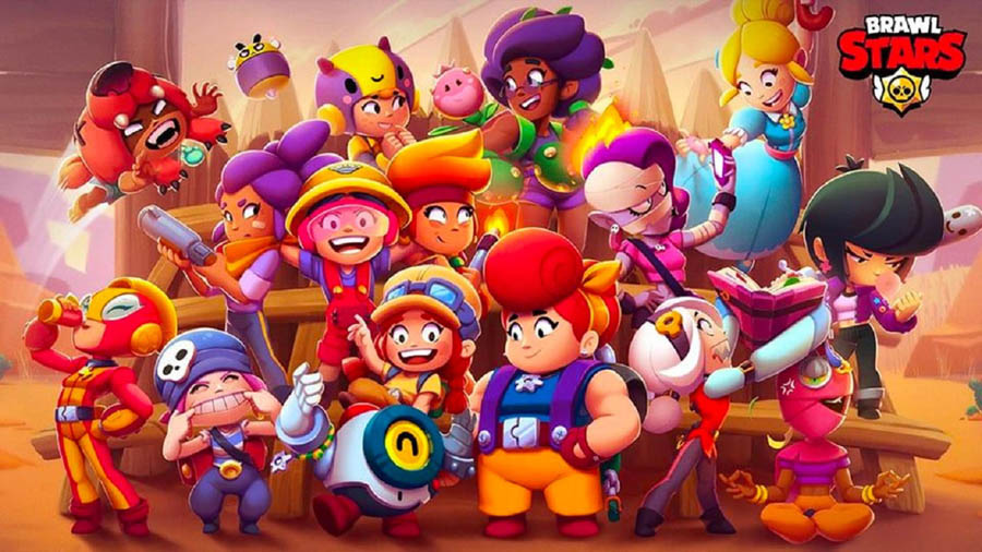 The main cover of Brawl Stars, one of the best android games for youtube channel.