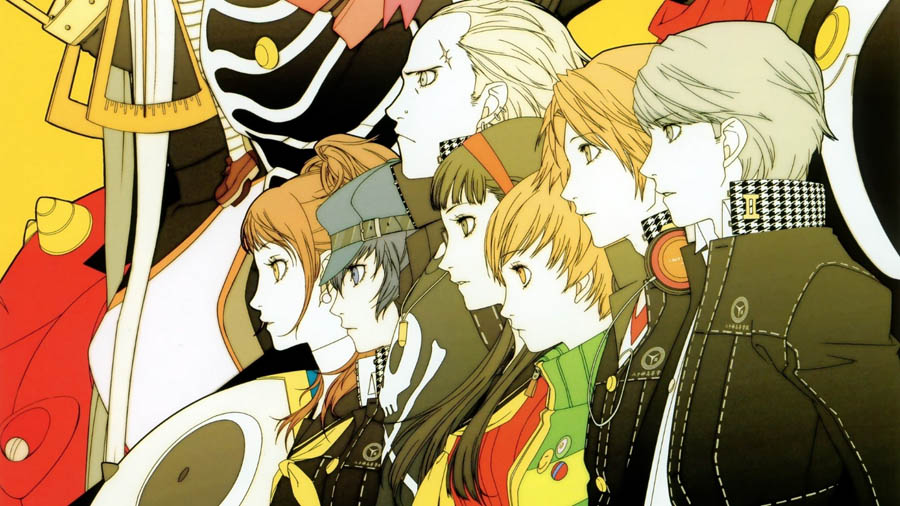 An official wallpaper of Persona 4 Golden, one of the best anime games on steam.