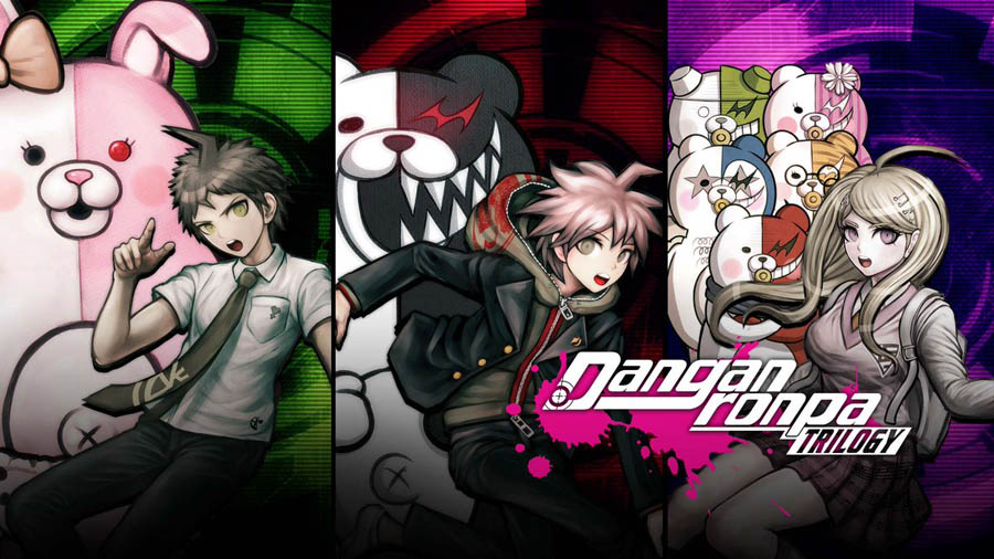 The official picture of Danganronpa Trilogy, best anime games on switch.