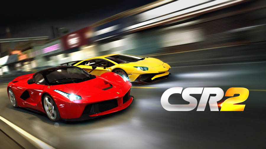 The main picture of CSR Racing 2, one of the best arcade games for Android.