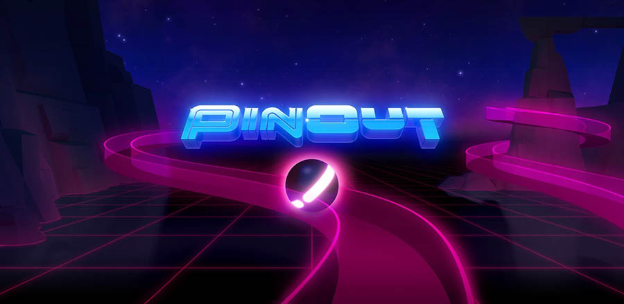 An official picture of PinOut, one of the best arcade games for Android.