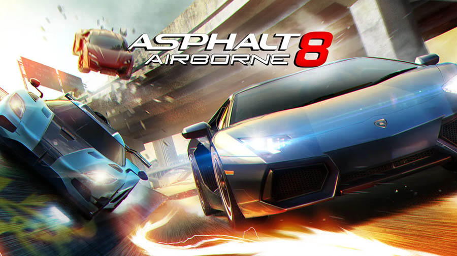 The Official Picture of Asphalt 8: Airborne, One of best arcade games for apple tv.