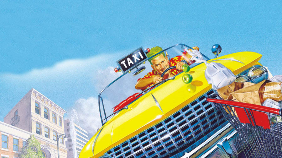 A picture of Crazy Taxi Classic, one of the best arcade games for iOS.