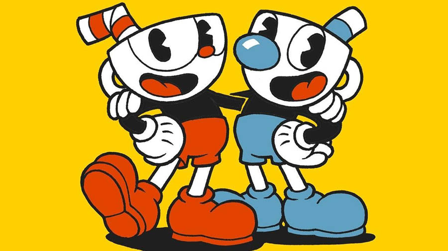 The Official Picture of Cuphead with its characters, One of best arcade games for pc.