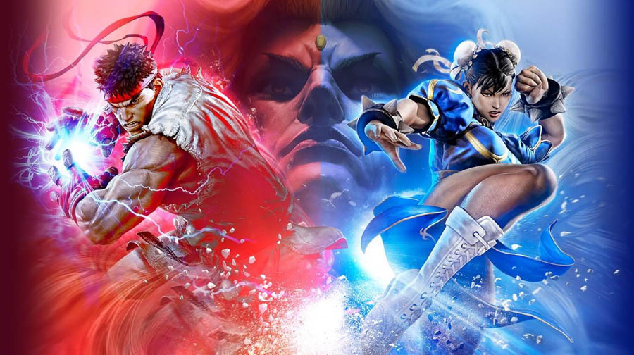 The Official Picture of Street Fighter V: Champion Edition with its characters, One of best arcade games for ps5.