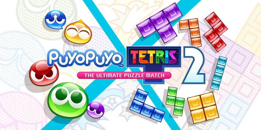 The Official Picture of Puyo Puyo Tetris 2 with its characters, One of best arcade games for switch.