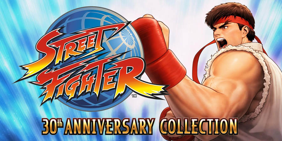 The Official Picture of Street Fighter 30th Anniversary Collection with Ryu, One of best arcade games for switch.