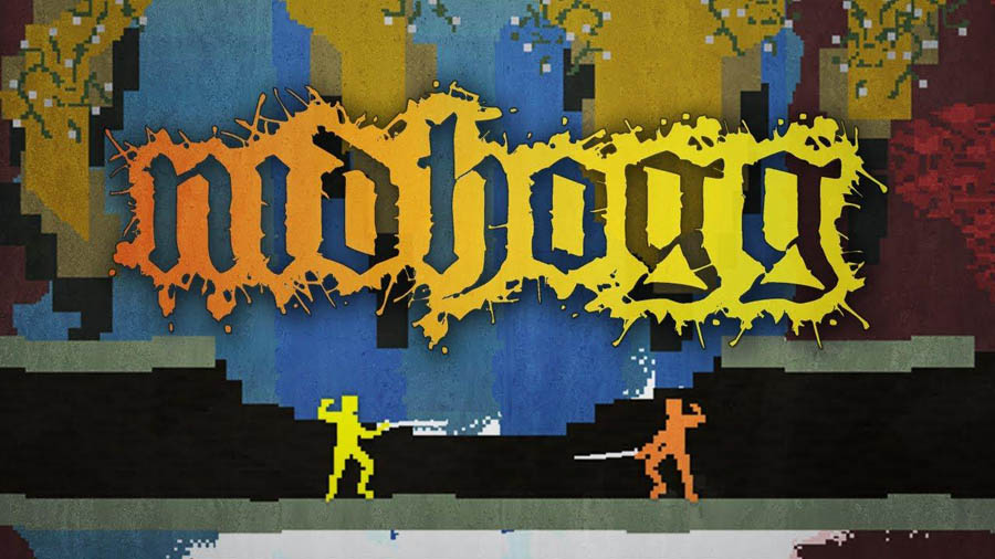 The Official Picture of Nidhogg with its characters, One of best arcade games on steam.